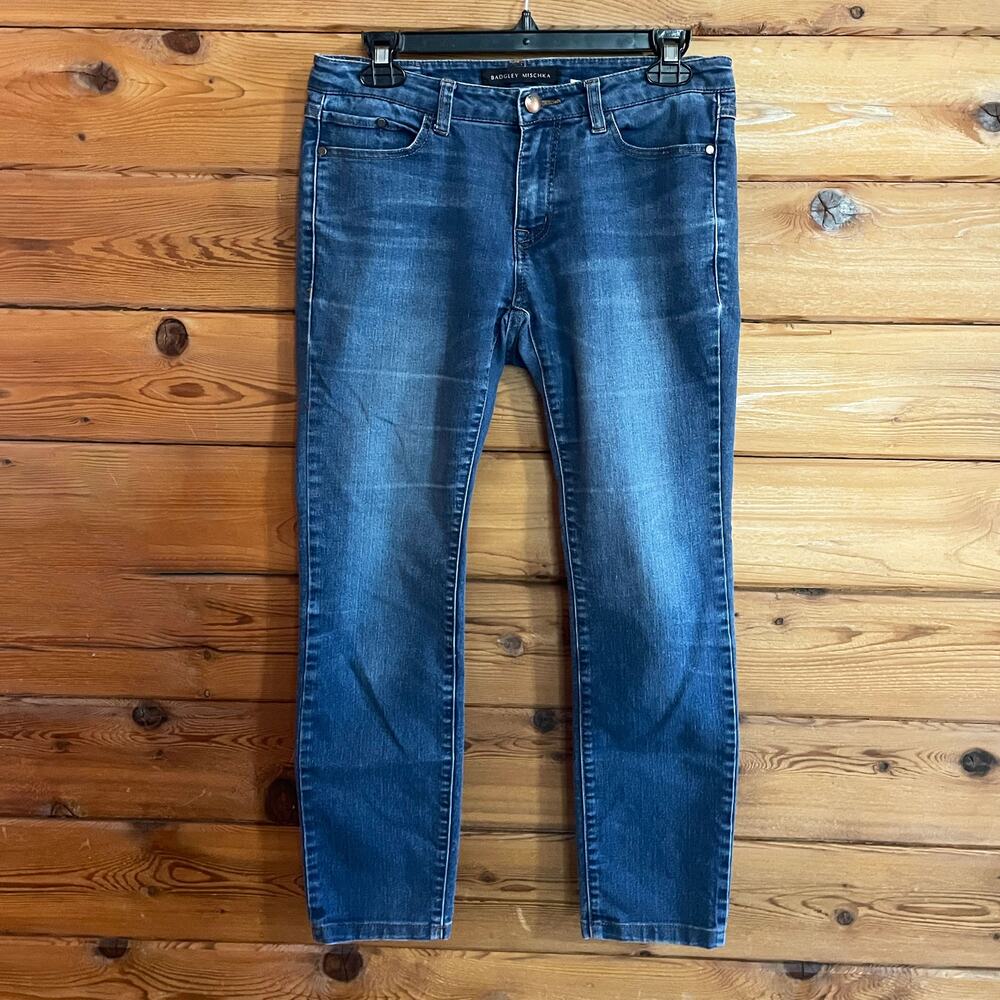 Badgley Mischka Slim Fit cropped Jeans size 28